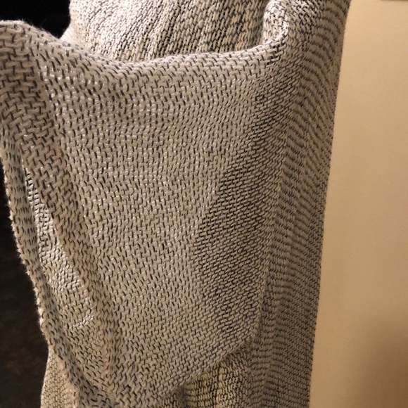 Mastro Moda made in Italy linen trim, open weave natural look tunic top - Picture 8 of 12